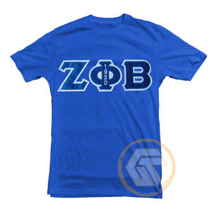 Camiseta de Algodón Personalizada al por Mayor de Zeta Phi Beta, Ropa de Sororidad de Alta Calidad para Mujeres, Transpirable para Todas las Temporadas - Product Image 2