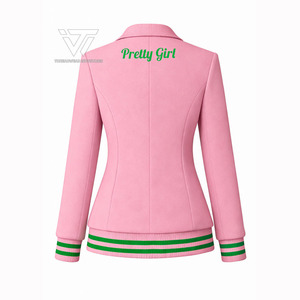 อัลฟ่าแบบกำหนดเอง |   คาปา |   เสื้อคลุมเบลเซอร์ปักลายสวยหรูของชมรมอัลฟ่า พร้อมเครื่องประดับสไตล์กรีก - Product Image 2