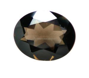 หินควอทซ์สโมควีทตัดทรงรีทำด้วยมืองานประดิษฐ์อัญมณีหลวมขนาดใหญ่หินควอตซ์สีน้ำตาลธรรมชาติ - Product Image 5