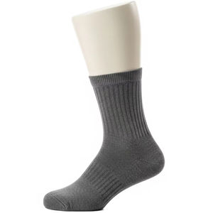 Chaussettes tricotées respirantes pour hommes en mélange de coton Spandex Tissu extensible doux Confort évacuant l'humidité Fit pour le sport et un usage quotidien - Product Image 3