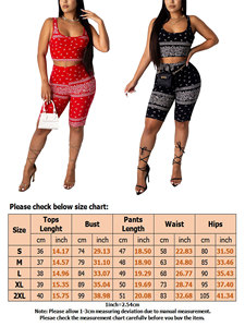 Ensemble de vêtements de sport imprimés pour femmes, 2 pièces, haut court et short au-dessus du genou, vêtements de sport pour la salle de sport et le yoga, respirant, tricoté en spandex et polyester - Product Image 6