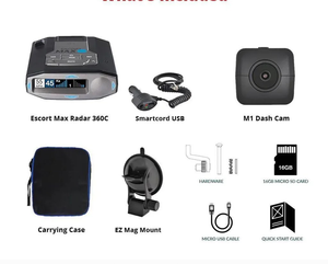 MAX 360c Laser Radar Detector WiFi <b>Bluetooth</b> Vehicle Safety Alert Device with Mobile App - Product Image 3