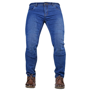 Pantalones Vaqueros de Mezclilla Ajustados de Cintura Media para Hombre, Estilo Urbano, Color Blanco, Disponibles al por Mayor a Precio Económico - Product Image 1