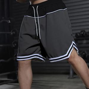 Pantalones cortos de patrón sólido con estilo 3D para hombre, bolsillos cómodos, transpirables, cintura con cordón para verano, pantalones deportivos de baloncesto - Product Image 3