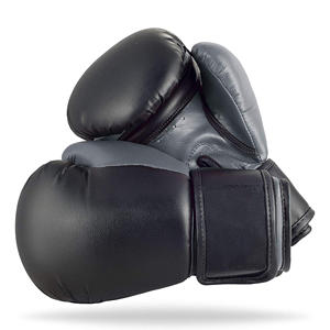 Gants de boxe professionnels en cuir véritable, respirants et confortables, avec quatre couches pour une meilleure performance. - Product Image 2