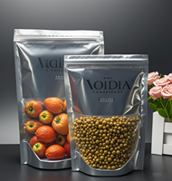 Sachet transparent refermable à fermeture éclair, qualité alimentaire, pour bonbons, assaisonnements et échantillons alimentaires