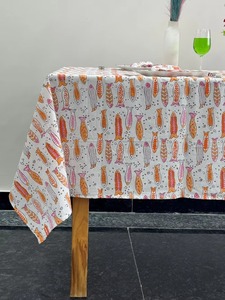 Indian Handmade <b>Tablecloth</b> Floral Cotton Block Print Rectangular Wholesale Cloth for Table Decor Housewarming Gift - Product Image 3