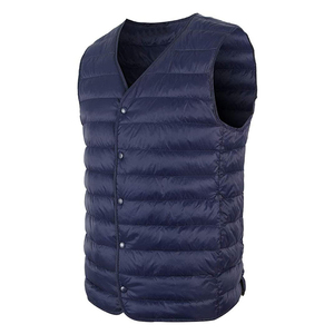 Gilets matelassés pour hommes, gilets équestres, vêtements d'hiver décontractés, streetwear, vestes sans manches, manteaux, gilets matelassés personnalisés pour hommes - Product Image 4