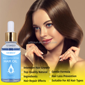 OEM/ODM ghk-cu mavi bakır peptid saç büyüme Serum saç dökülmesi tedavisi saç büyüme yağı siyah kadınlar için - Product Image 6