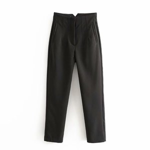 Nouvelle Collection Printemps-Été : Pantalons Décontractés et Élégants pour Femmes, Taille Haute, Grandes Tailles, Effet Compression - Product Image 1