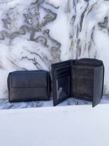 Nouveau Portefeuille Court en Cuir Véritable Premium Anti-RFID Grande Capacité Pleine Fleur Fin pour Cartes et Billets - Product Image 6