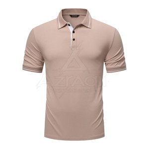 เสื้อโปโลขายดีสำหรับผู้ชาย เสื้อโปโลแขนสั้นผ้าฝ้าย ออกแบบได้ตามต้องการ สวมใส่สบาย เสื้อยืดโปโลสำหรับผู้ชาย - Product Image 3