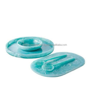 Vente en gros de plateau tourbillonnant en résine époxy fait main pour pizza snack et plus, plateau en résine poly résine de meilleure qualité pour la maison et l'hôtel - Product Image 6