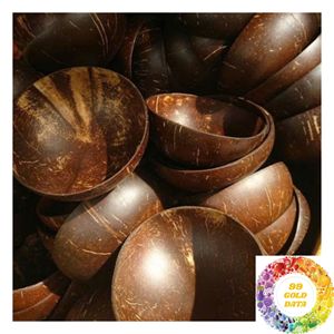 Cuencos de Coco al por Mayor Hechos a Mano, Cuencos Naturales Marrones de Vietnam para Decoración del Hogar, Manualidades, Exhibiciones de Mesa y Productos para Venta Minorista - Product Image 2