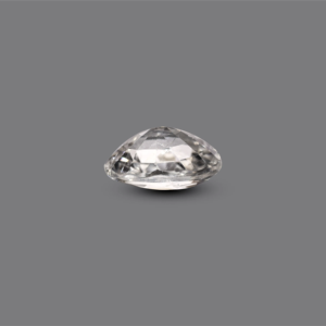 Oval Cut 4.7 Carat Lab Created White Zircon Loose Gemstone for Fine Jewelry - Product Image 3