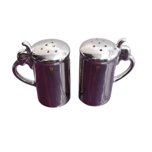 Salière et poivrière modernes en acier inoxydable avec support, distributeur d'épices de table pour cuisine et restaurant - Product Image 2