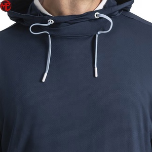 Sweat-shirt à capuche en tissu gaufré pour homme avec poche, coupe classique, en polyester, pour un usage décontracté ou sportif - Product Image 3