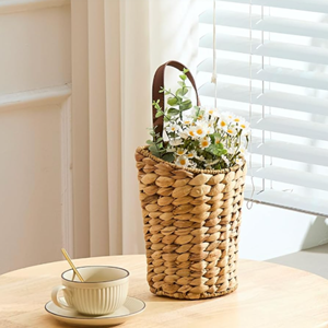 Cestas Colgantes de Jacinto de Agua Tejidas al por Mayor, Macetas Boho y Soportes Decorativos para Flores de Interior Hechos en Vietnam - Product Image 4
