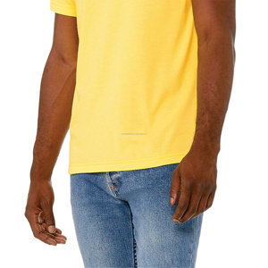 T-shirt décontracté pour homme en coton, coupe ajustée, élégant, tendance, pour la gym, le sport, l'été, uni, 2026 2026 - Product Image 5