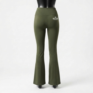 Pantalones de Yoga Acampanados para Mujer, de Cintura Media, Pierna Ancha, de Secado Rápido y Transpirables, Ropa Deportiva - Product Image 3