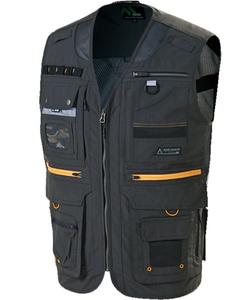 เสื้อกั๊กทำงานแบรนด์เกาหลี MK-483 รุ่น Taslan หลายกระเป๋า พร้อมช่องใส่บัตรชื่อและแผงหลังตาข่าย [MARK] OEM/ODM - Product Image 1