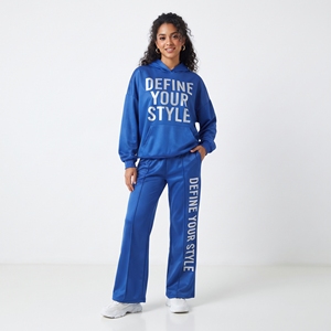 Survêtement personnalisé 100 % polyester imprimé, tenue de sport, survêtement évasé pour femme, survêtement 100 % polyester coton imprimé sérigraphié - Product Image 6