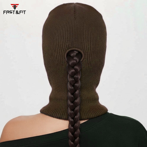Masque facial tendance de haute qualité, design personnalisé, couvre-visage complet, balaclava, usage quotidien sportif, unisexe, tissu commun 100% polyester - Product Image 2