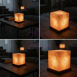 Unique Craft Himalayan Cube Shape <b>Salt</b> Lamp Premium Quality Himalayan Cube Shape <b>Salt</b> Lamp For <b>Gift</b> - Product Image 6