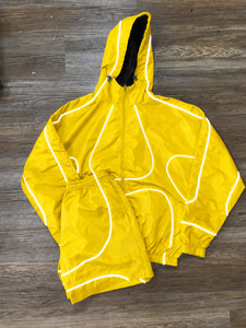 OEM Custom 100% Nylon Waterproof <b>Reflective</b> Windbreaker Short Set | Hooded <b>Jacket</b> & Shorts Sportswear | Men <b>Running</b> Tracksuit - Product Image 4