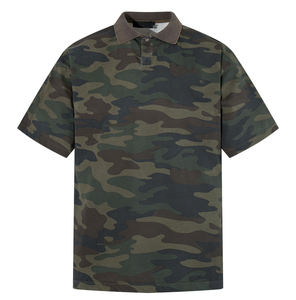 Camisa Polo de Manga Corta para Hombre, Color Verde Claro, Corte Regular Informal, Tela de Algodón, Diseño con Botones, Logotipo Bordado en la Parte Delantera - Product Image 3