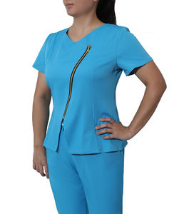 Uniforme de Enfermera de Manga Corta Cómodo y Elegante, Diseño Personalizado, Uniformes Médicos Unisex de Última Moda - Product Image 5