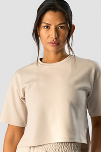 Camiseta Oversize de Algodón Tie-Dye para Mujer, Estilo Urbano Casual con Hombros Caídos, Manga Corta y Cuello Redondo - Product Image 5