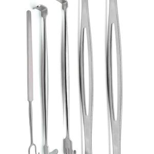 Juego de Retractores Senn Miller de 5 Piezas, Instrumento Manual de Acero Inoxidable para Operaciones, Certificado CE Clase I - Product Image 3