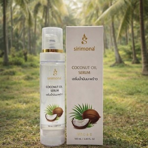SIRIMONA Sérum Huile de Coco Bio Éclaircissant Hydratant Vitamine E Huiles de Macadamia et d'Avocat Anti-rides pour la Peau - Product Image 3