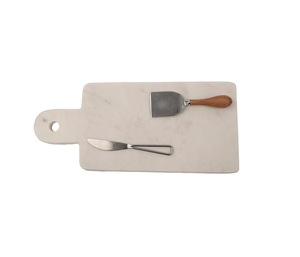 Planche à découper en marbre de qualité supérieure pour les chefs à domicile, alliant robustesse, style et fonctionnalité en cuisine - Product Image 3