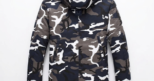 Men's Camouflage Hooded Parka Long Overcoat With Fur Lining <b>Waterproof</b> Thick Winter <b>Coat</b> <b>Knee</b> <b>Length</b> Notched Lapel Single - Product Image 6