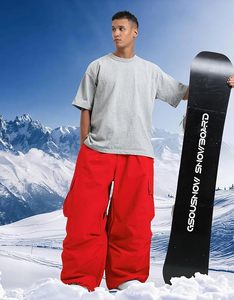 Pantalones de Esquí Unisex Impermeables, Térmicos, Resistentes al Viento, de Secado Rápido, con Logotipo Personalizado, Ecológicos, 100% Nailon - Product Image 1