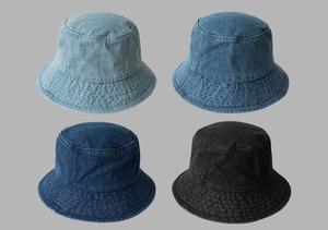Chapeau Bob en Jean Délavé Noir, Casquette de Pêcheur en Coton Rétro à Large Bord, Chapeau de Soleil pour Voyages en Plein Air et Pêche - Product Image 4