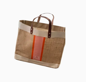 Bolsa de Yute Ligera para Llevar Comida, Apta para Alimentos, con Forro Fácil de Limpiar, Capacidad de 6-10L, con Asas para Viajes y Uso al Aire Libre - Product Image 4