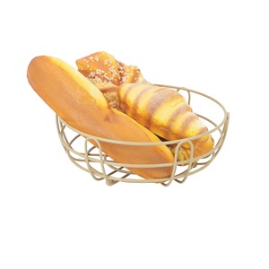 Farmhouse Daily Fresh Fruits <b>Basket</b> <b>Gold</b> Coated Beautiful <b>Basket</b> Arabic Wedding Gift <b>Storage</b> <b>Basket</b> - Product Image 2