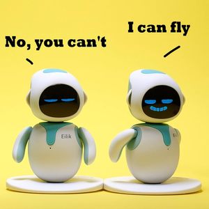 Eilik - ของเล่นสัมผัสแบบอินเทอร์แอคทีฟ หุ่นยนต์สัตว์เลี้ยงแสนน่ารักที่มีอารมณ์หลากหลาย พร้อมภาพเคลื่อนไหวและเกมขนาดเล็กในตัว รองรับการอัปเดต - Product Image 3