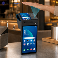 Biyometrik Bluetooth NFC POS Ödeme Android Mobil Terminali Perakende Restoran Otel Yönetimi için Avuç İçi Damar Tarayıcısı
