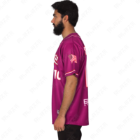 Maillots de baseball imprimés par sublimation personnalisés T-shirts à manches courtes pour adultes T-shirts pour hommes à coudre/imprimer avec logo personnalisé