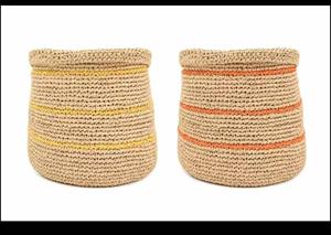 Cotton Rope Storage Basket Oval Shape Multi-Purpose Neatening <b>Container</b> Eco-Friendly Home Decor Design - Product Image 1