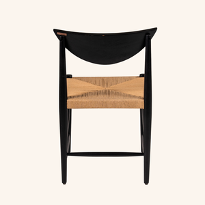 Solid Teak Wood Dining <b>Chair</b> with Woven Seat Modern Wooden Dining <b>Chair</b> for Dining Room - Product Image 4