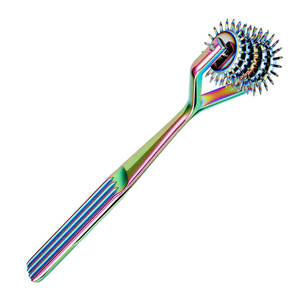 Rueda Sensorial Wartenberg de Acero Inoxidable, Herramienta de Diagnóstico Neurológico de 5 Puntas, Rueda de Sensibilidad Nerviosa Multicabezal - Product Image 5