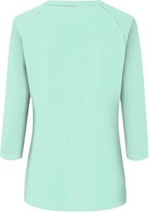 Relaxed Everyday Y2K Style Hot Selling Regular Fit Three Quarter Ladies' Casual Long Sleeved Eco-Friendly T-Shirt <b>Top</b> Winter - Product Image 2