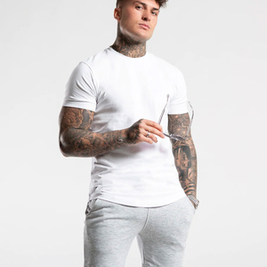 Camisetas de Punto con Serigrafía Personalizada al por Mayor para Verano, Camisetas de Manga Corta para Hombre, 100% Algodón, de Alta Calidad, Lisas y Personalizables - Product Image 4