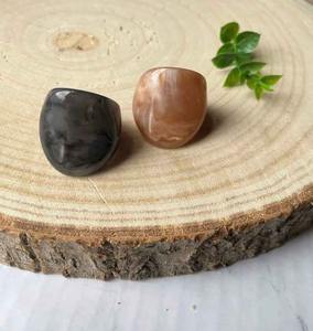 Minimal Handmade Resin Fashion Rings for Women – Modern Party, Beach & Everyday Fashion Jewelry Rings - Product Image 3