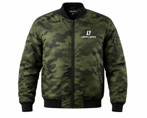 Chaqueta Bomber Casual de Invierno para Hombre, Personalizada al por Mayor, Chaqueta de Piloto Premium de Poliéster con Puños Acanalados y Logotipo Personalizado en la Parte Delantera - Product Image 1
